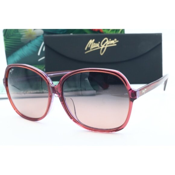 Maui Jim Taro MJ 795-09B Pink Butterfly Sunglasses Maui Rose polarized Lens 59mm main image 7